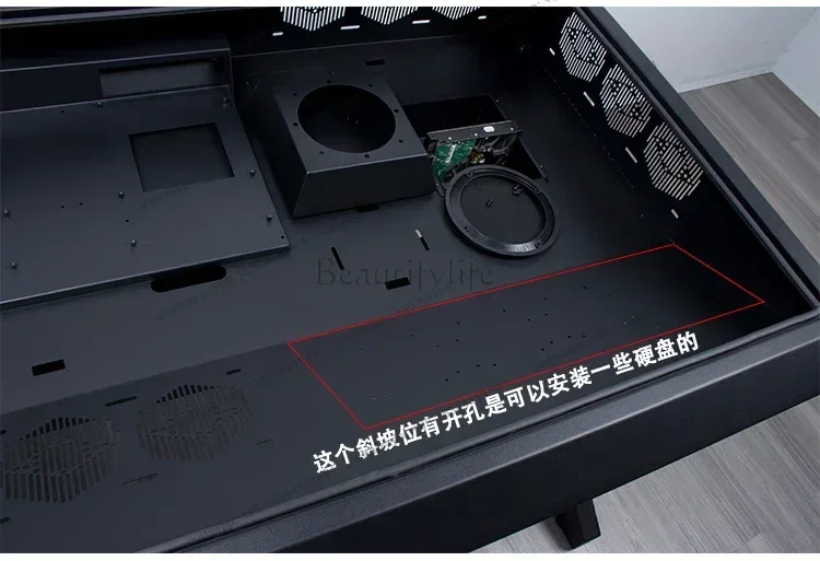X4 New Arrivals Computer chassis integrated table water-cooled special-shaped built-in full transparent large chassis e-sports t