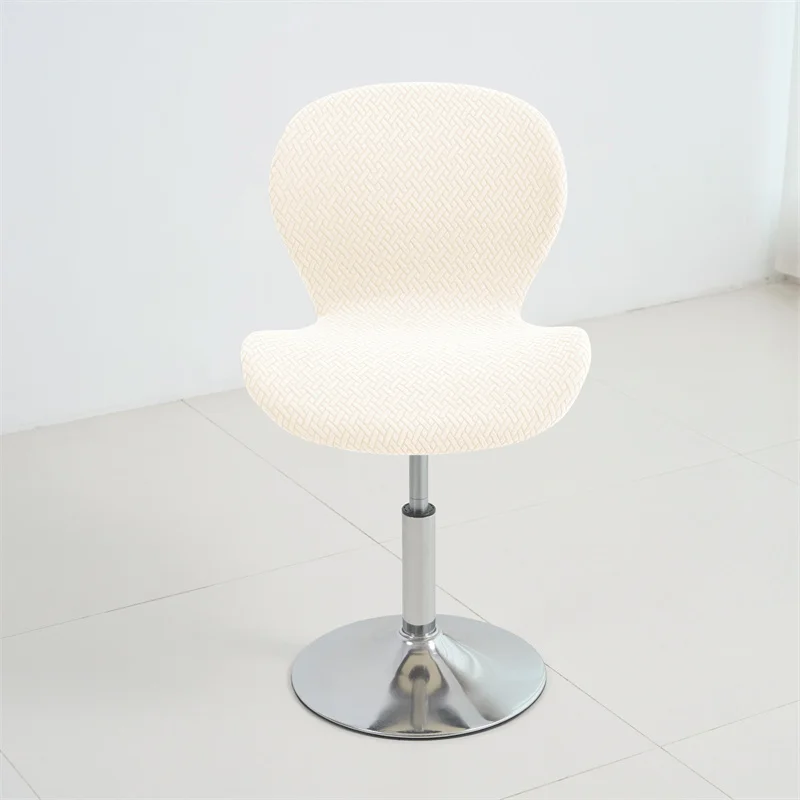 1/4pcs Durable Jacquard Butterfly Curved Chair Cover All-inclusive Bar Seat Cover Elastic Stool Seat Slipcovers for Living Room