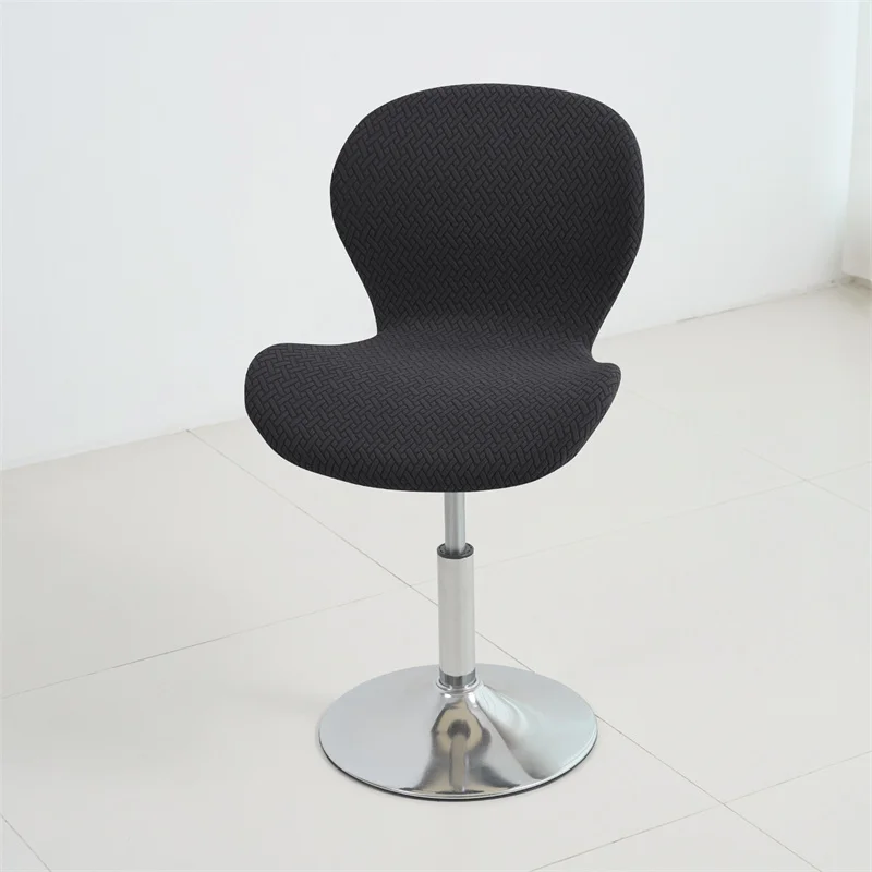 1/4pcs Durable Jacquard Butterfly Curved Chair Cover All-inclusive Bar Seat Cover Elastic Stool Seat Slipcovers for Living Room