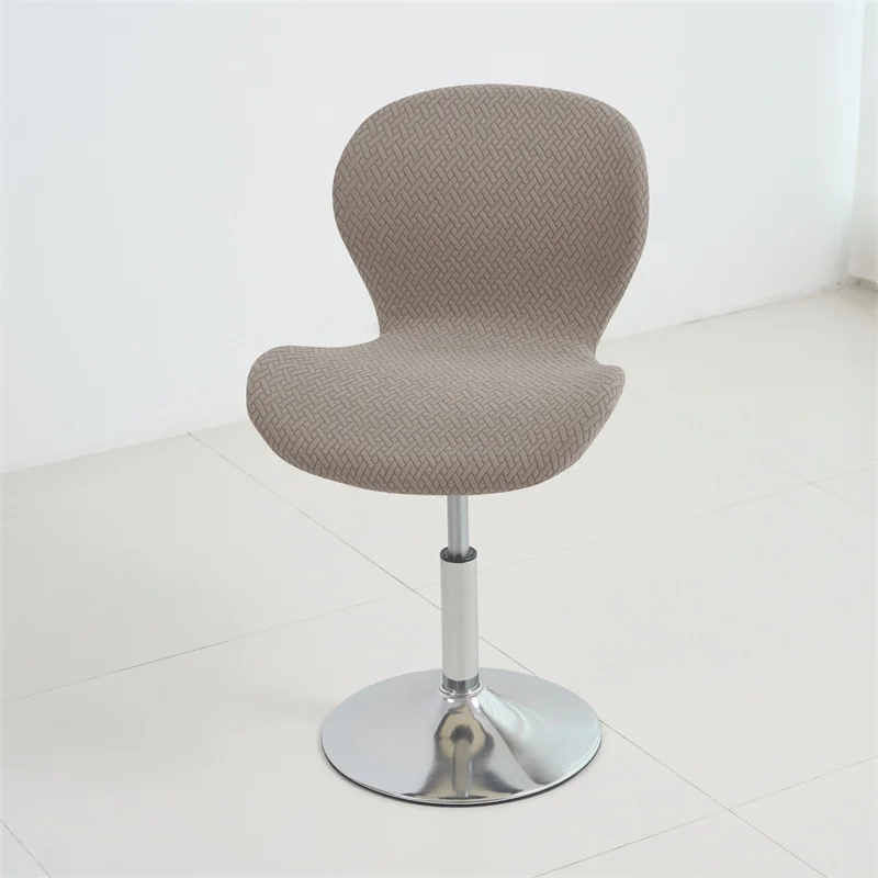 1/4pcs Durable Jacquard Butterfly Curved Chair Cover All-inclusive Bar Seat Cover Elastic Stool Seat Slipcovers for Living Room