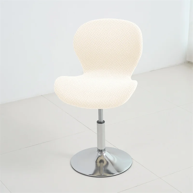 1/4pcs Durable Jacquard Butterfly Curved Chair Cover All-inclusive Bar Seat Cover Elastic Stool Seat Slipcovers for Living Room
