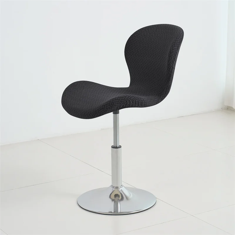 1/4pcs Durable Jacquard Butterfly Curved Chair Cover All-inclusive Bar Seat Cover Elastic Stool Seat Slipcovers for Living Room