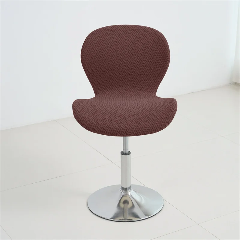 1/4pcs Durable Jacquard Butterfly Curved Chair Cover All-inclusive Bar Seat Cover Elastic Stool Seat Slipcovers for Living Room
