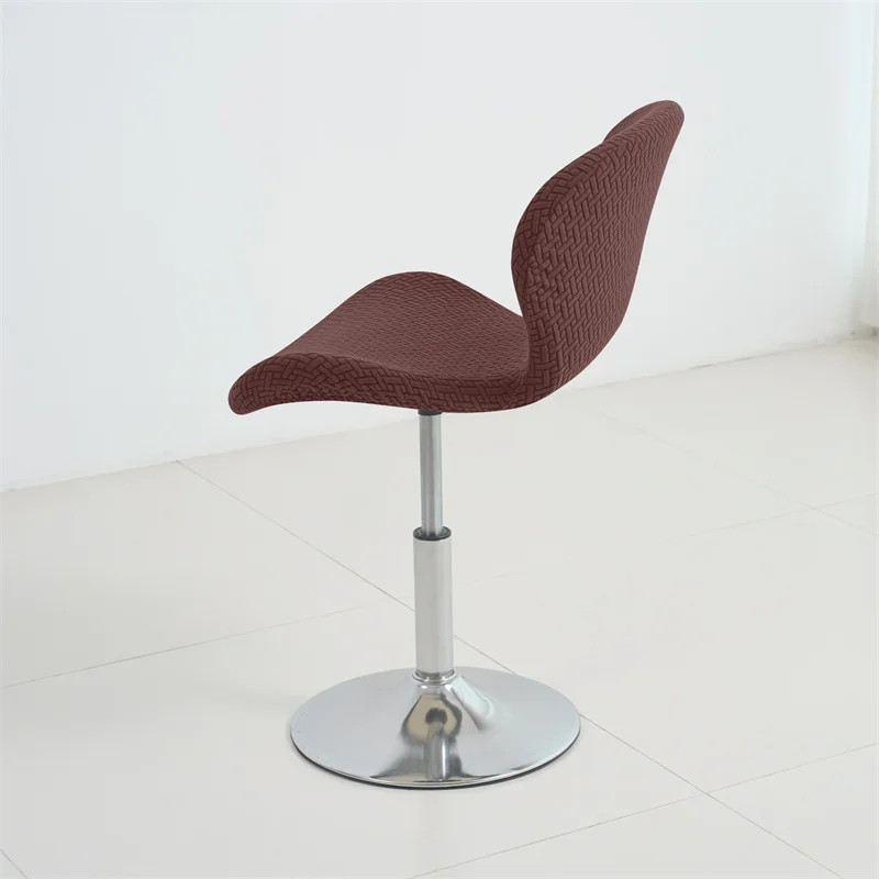 1/4pcs Durable Jacquard Butterfly Curved Chair Cover All-inclusive Bar Seat Cover Elastic Stool Seat Slipcovers for Living Room