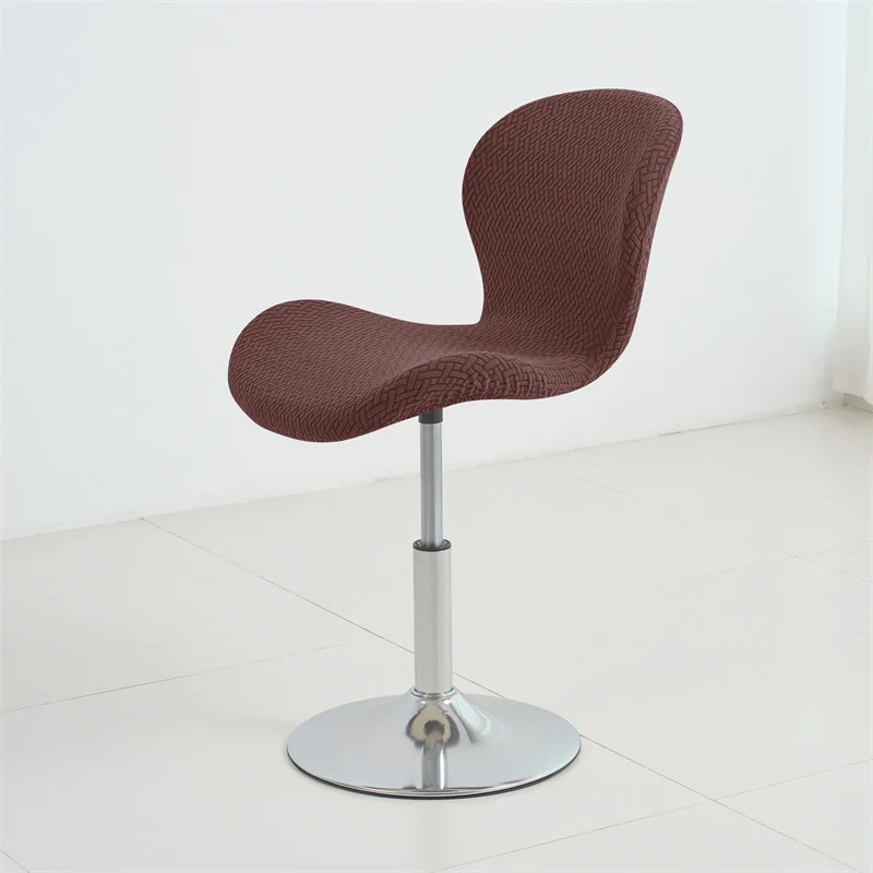 1/4pcs Durable Jacquard Butterfly Curved Chair Cover All-inclusive Bar Seat Cover Elastic Stool Seat Slipcovers for Living Room