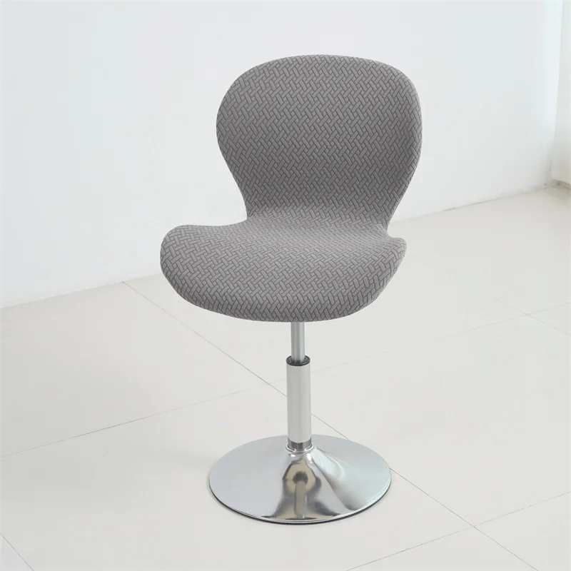 1/4pcs Durable Jacquard Butterfly Curved Chair Cover All-inclusive Bar Seat Cover Elastic Stool Seat Slipcovers for Living Room