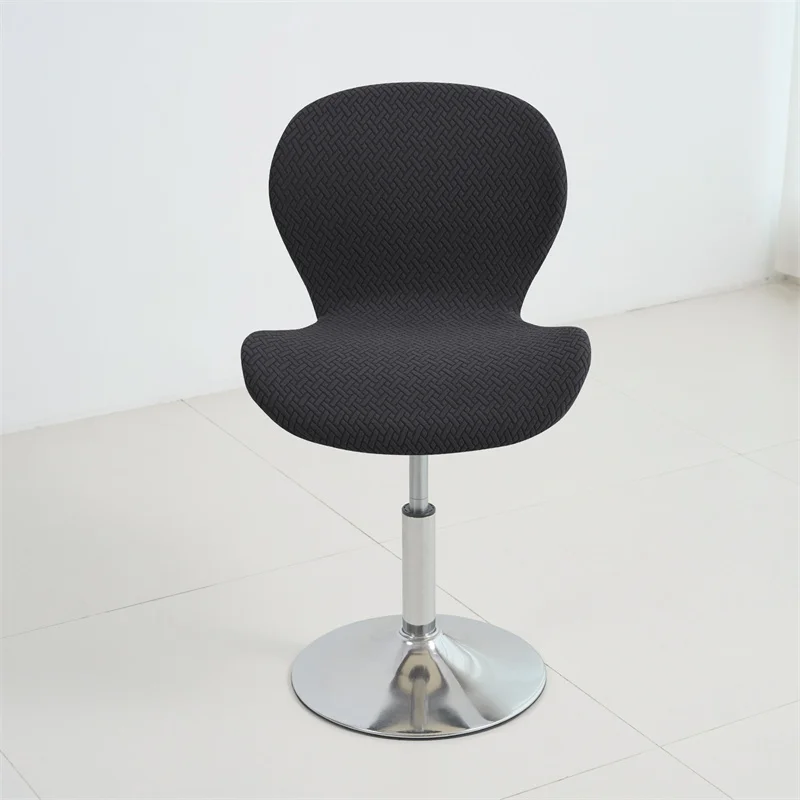 1/4pcs Durable Jacquard Butterfly Curved Chair Cover All-inclusive Bar Seat Cover Elastic Stool Seat Slipcovers for Living Room