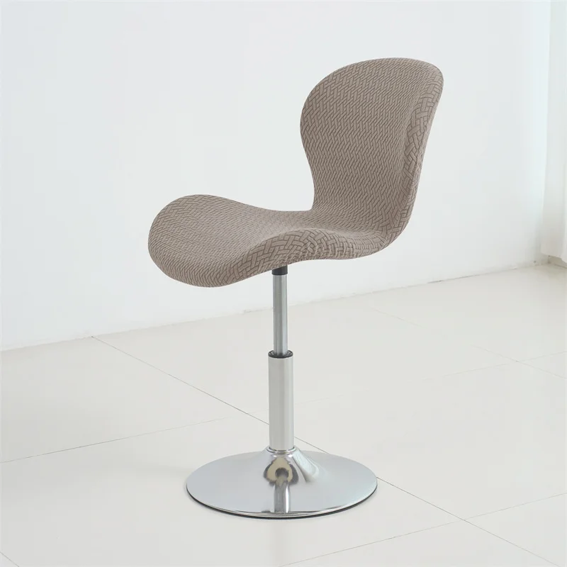 1/4pcs Durable Jacquard Butterfly Curved Chair Cover All-inclusive Bar Seat Cover Elastic Stool Seat Slipcovers for Living Room