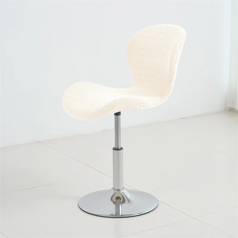 1/4pcs Durable Jacquard Butterfly Curved Chair Cover All-inclusive Bar Seat Cover Elastic Stool Seat Slipcovers for Living Room