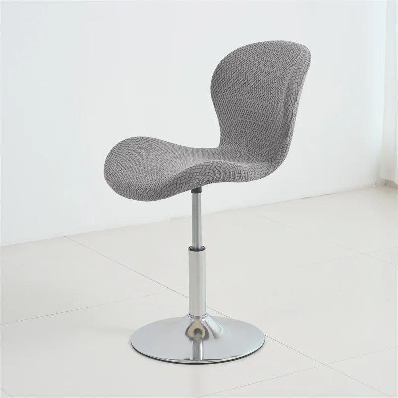 1/4pcs Durable Jacquard Butterfly Curved Chair Cover All-inclusive Bar Seat Cover Elastic Stool Seat Slipcovers for Living Room