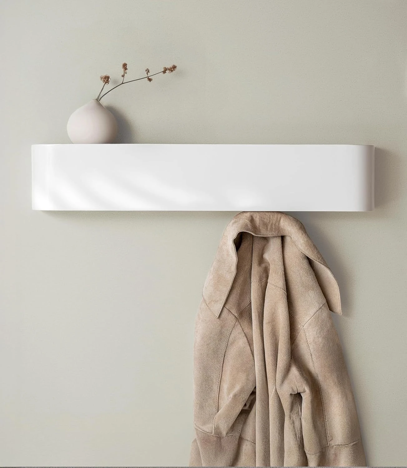 Walnut Wall clothes rac, Walnut Wall Hanger, Entrance Coat Hook, Veneer Hanger, Wall Hanger Clothing Rack Stand Garment Rack