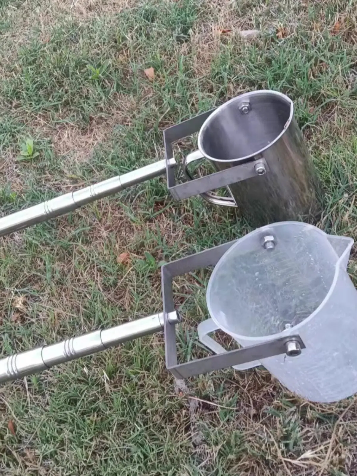 500ML 304 Thicke Stainless Steel/Plastic Telescopic Rod Water Sampler Water Quality Sampler Near Shore Far Water Sampling Barrel