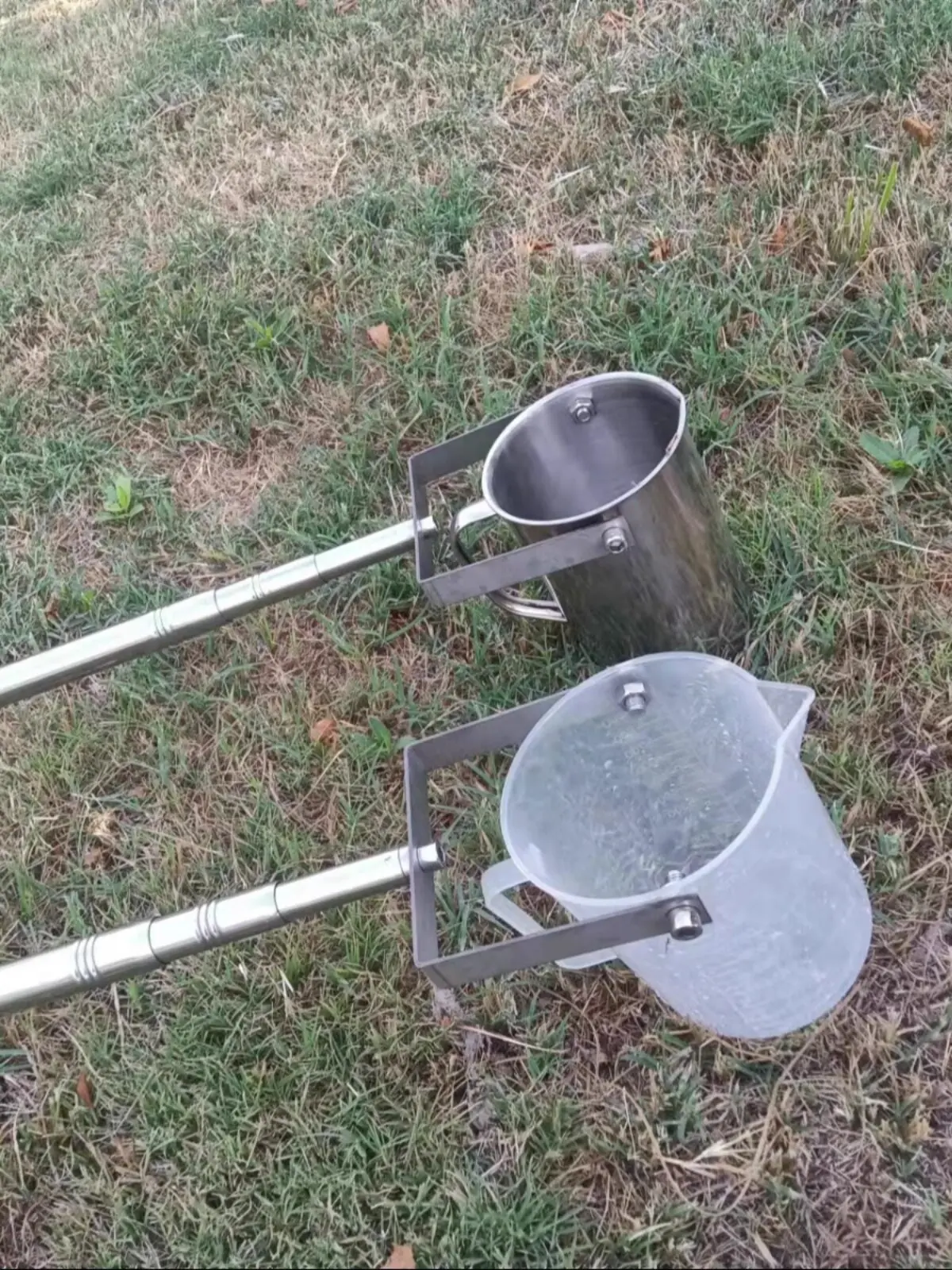 500ML 304 Thicke Stainless Steel/Plastic Telescopic Rod Water Sampler Water Quality Sampler Near Shore Far Water Sampling Barrel