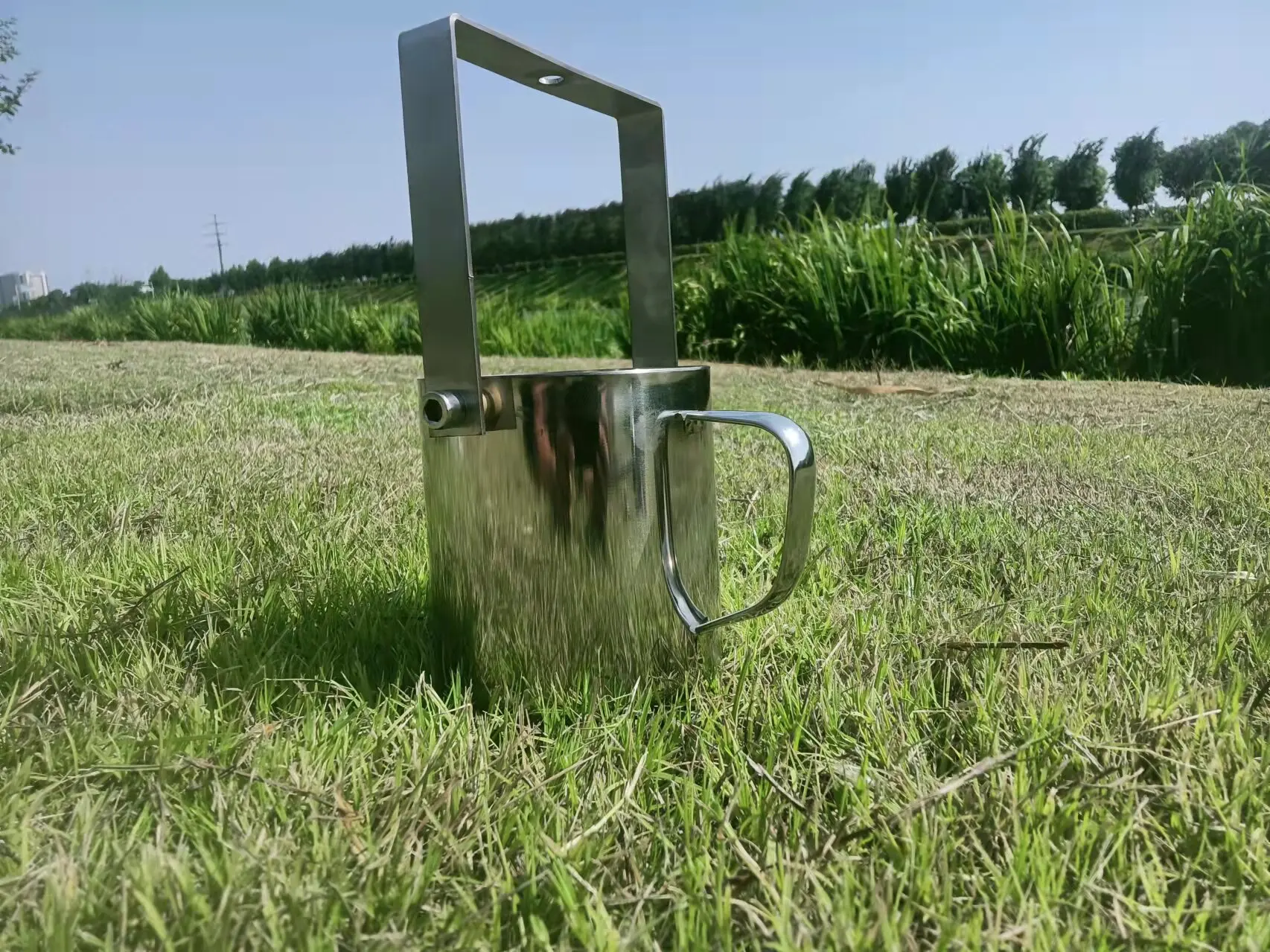 500ML 304 Thicke Stainless Steel/Plastic Telescopic Rod Water Sampler Water Quality Sampler Near Shore Far Water Sampling Barrel