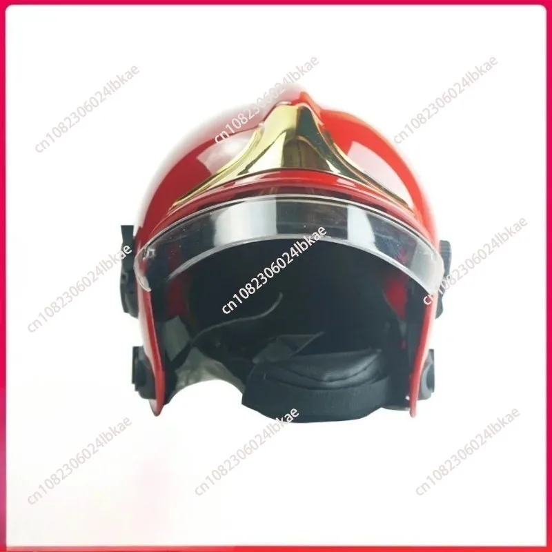 Fire Helmet Gold Plated Film Fire Full Helmet Double sided Cover Pressure Resistant Safety Helmet Red, White, Black