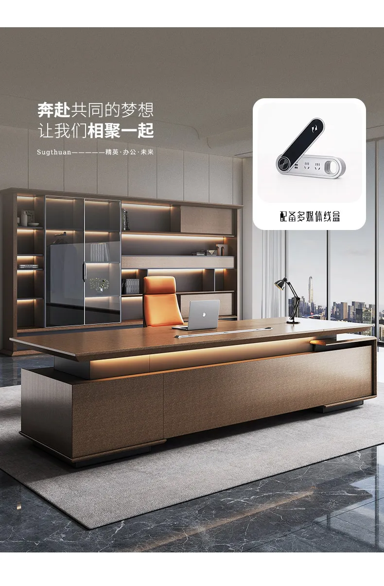 Modern Desktop Executive Desk Designer L Shape Standing Computer Table Office Desks Work Luxury Mesas De Escritorio Home Office
