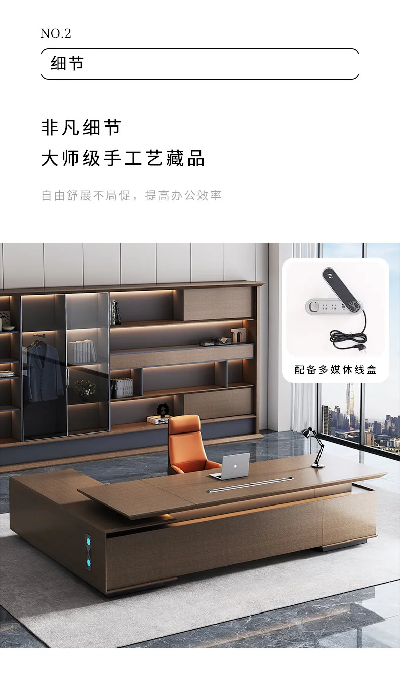 Modern Desktop Executive Desk Designer L Shape Standing Computer Table Office Desks Work Luxury Mesas De Escritorio Home Office