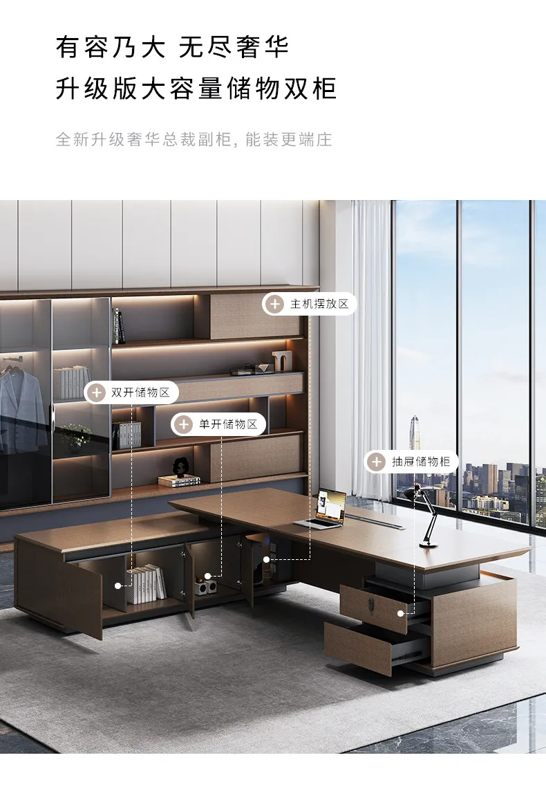 Modern Desktop Executive Desk Designer L Shape Standing Computer Table Office Desks Work Luxury Mesas De Escritorio Home Office