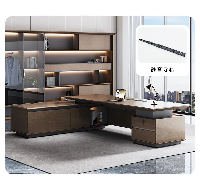 Modern Desktop Executive Desk Designer L Shape Standing Computer Table Office Desks Work Luxury Mesas De Escritorio Home Office