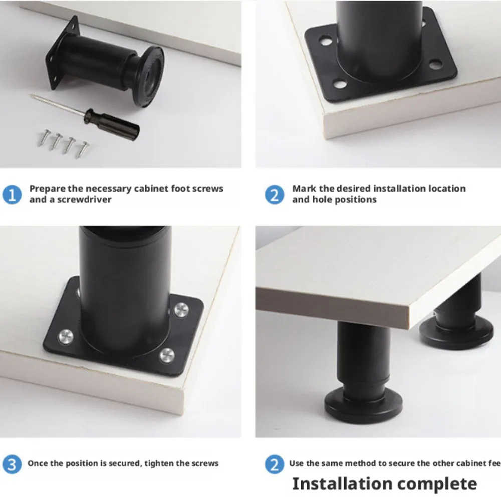 1Pc Adjustable Height Furniture Support Leg, Dedicated for Bed Frame, Metal Adjustable Furniture Leg Suitable for Bed / Sofa / C