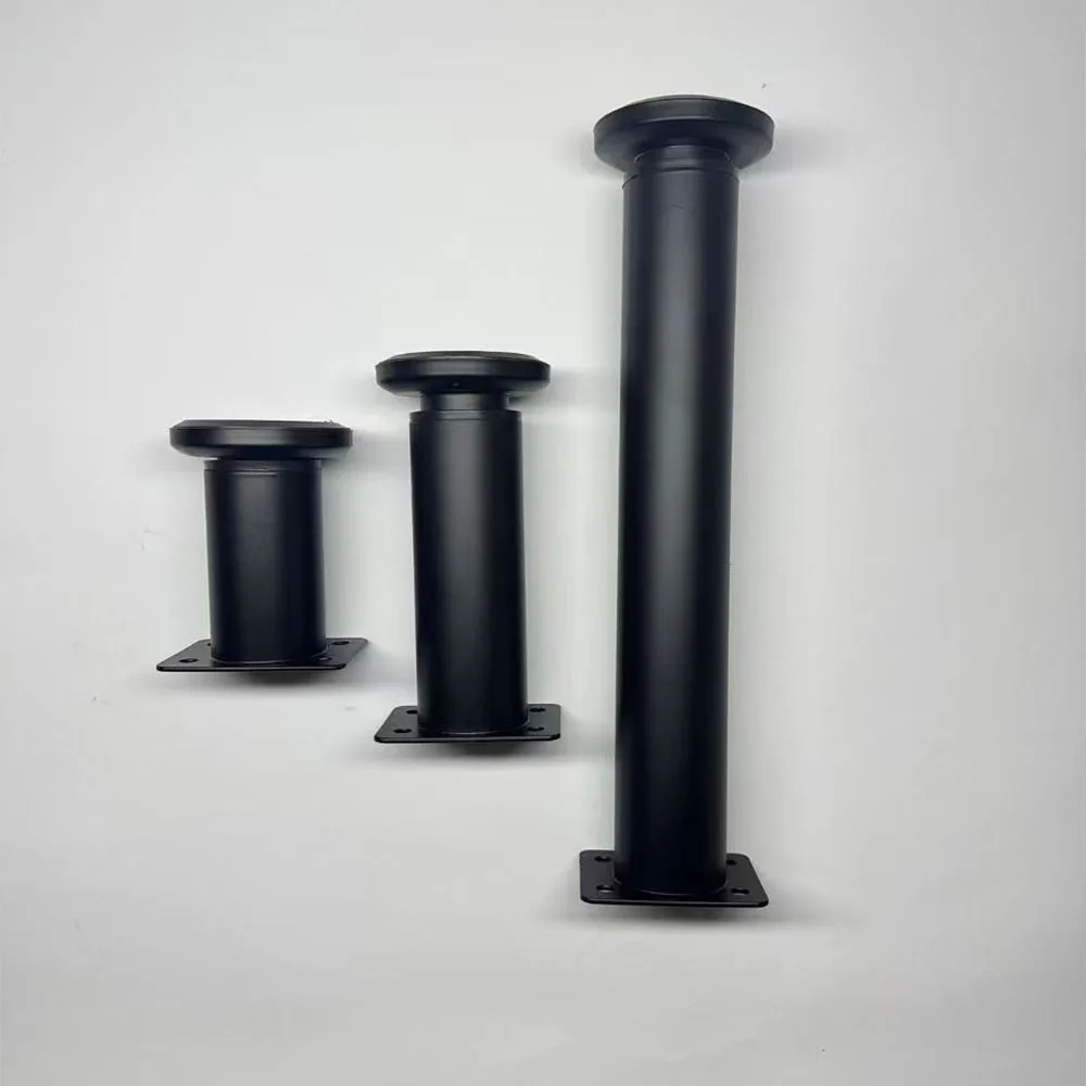 1Pc Adjustable Height Furniture Support Leg, Dedicated for Bed Frame, Metal Adjustable Furniture Leg Suitable for Bed / Sofa / C