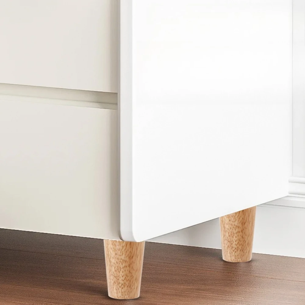 4pcs Solid Wood Sofa Legs Wooden Coffee Table Furniture Bedside Table TV Cabinet Support Stabilize Feet Straight Furniture Legs