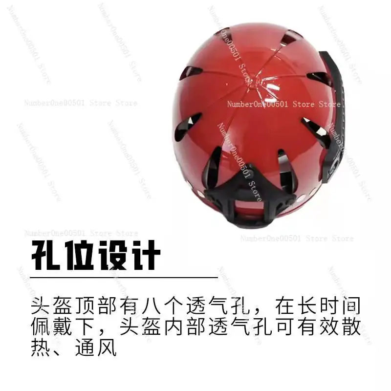 Diving Helmet Anti Impact Thickened Saltwater Resistant Red Yellow Tactical Water Rescue Safety Helmet