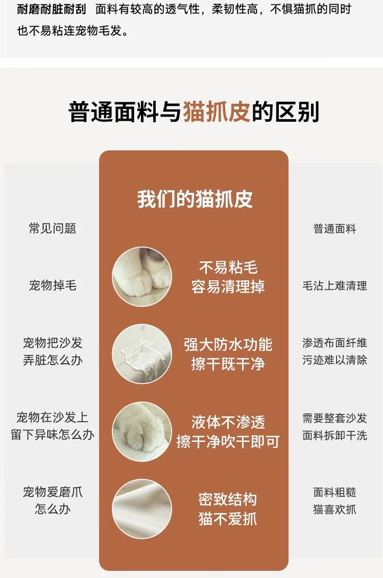 A Sofa Bed Folding Dual-Purpose Storage Household Double Small Apartment Living Room Internet Celebrity Cat Scratching Skin