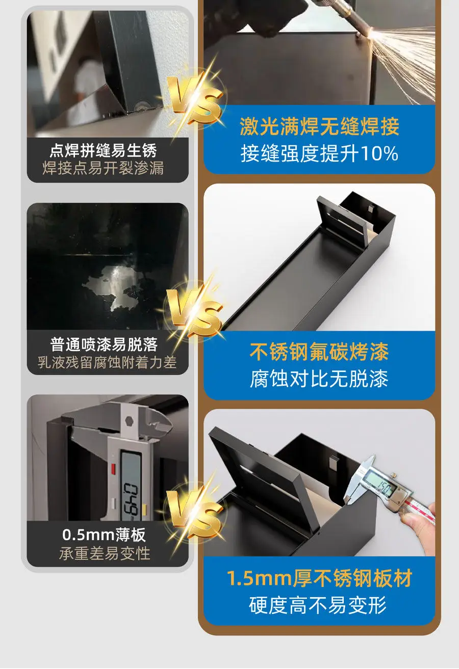 Concealed toilet brush niche, stainless steel concealed 2-in-1 tissue box niche