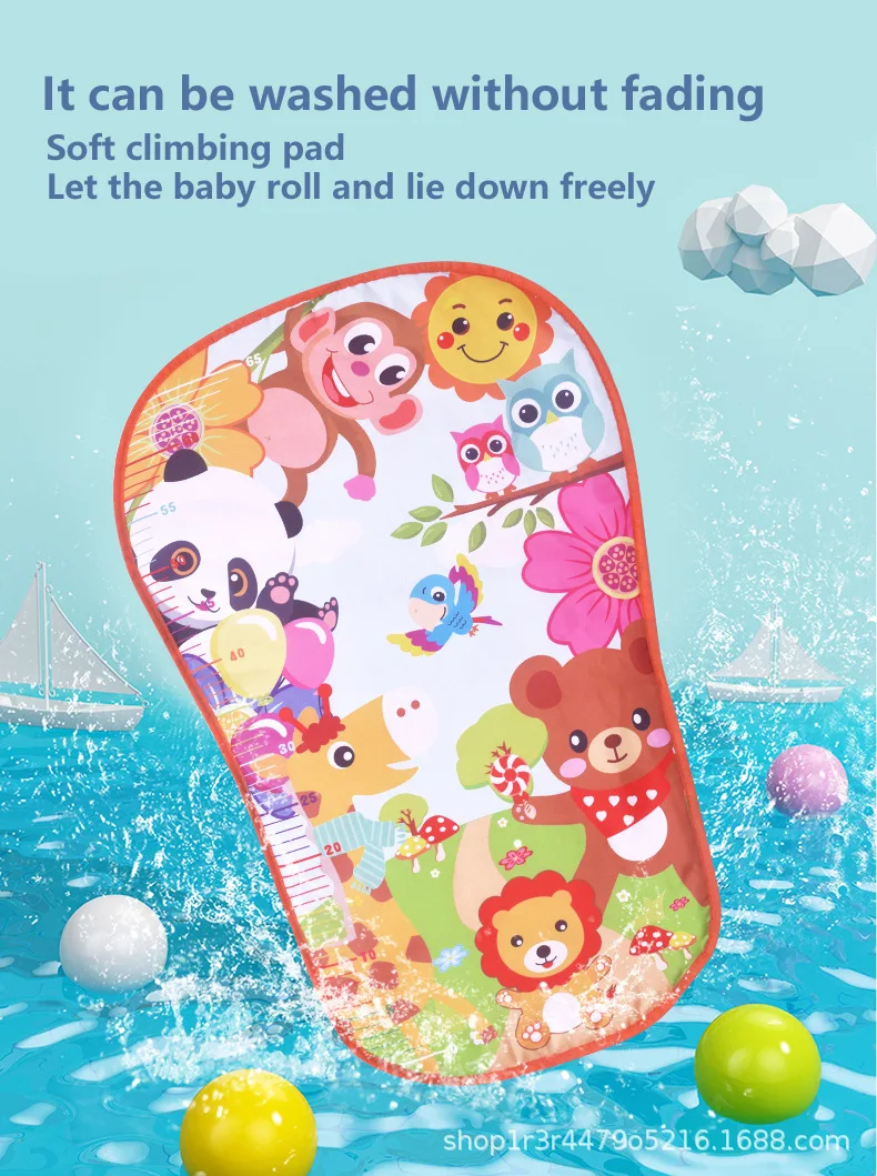 Baby Musical Activity Gym with Foot Piano | 0-36 Months Infant Play Mat | Newborn Educational Piano Toy for Sensory Development