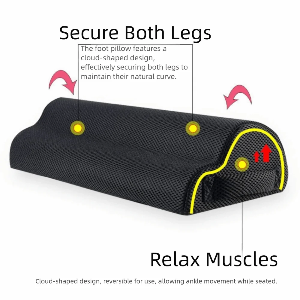 Creative Cloud Shape Feet Pillow Support Ergonomic Sponge Footrest Massage Cushion Foot Rest for Home Office Computer Work