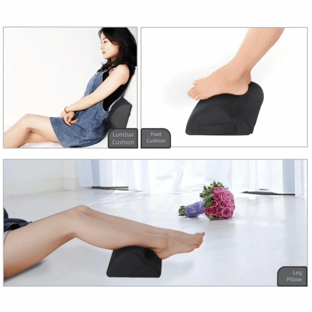 Creative Cloud Shape Feet Pillow Support Ergonomic Sponge Footrest Massage Cushion Foot Rest for Home Office Computer Work