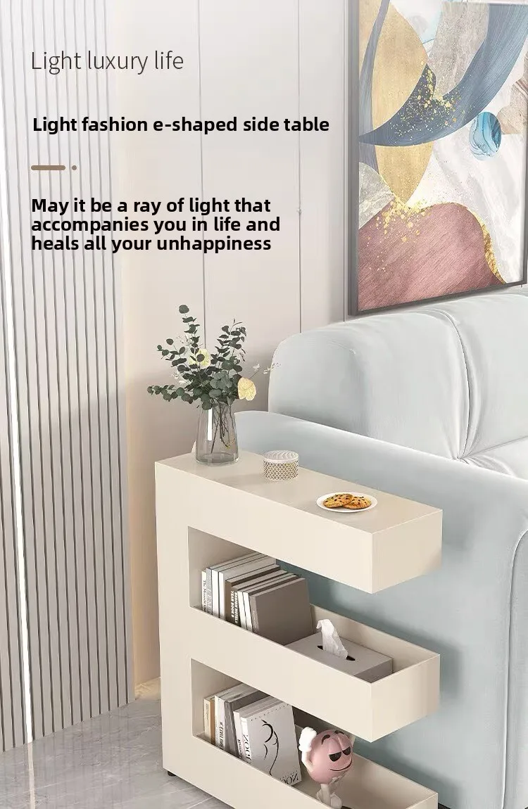 Slim Narrow Rolling Gap Storage Cart Mobile Multi-Layer Shelf Trolley Book Snack Organizer Rack Sofa Small Space Art Home Decor