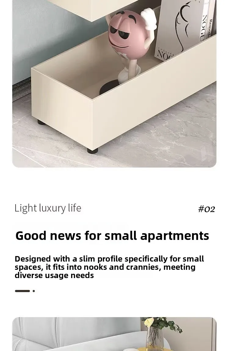 Slim Narrow Rolling Gap Storage Cart Mobile Multi-Layer Shelf Trolley Book Snack Organizer Rack Sofa Small Space Art Home Decor