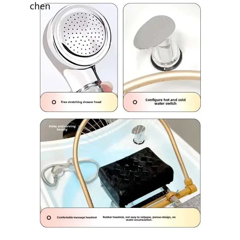 DSA Hair Salon Beauty Salon Special Water Circulation Fumigation Head Treatment Bed Shampoo Bed Barber Shop Special