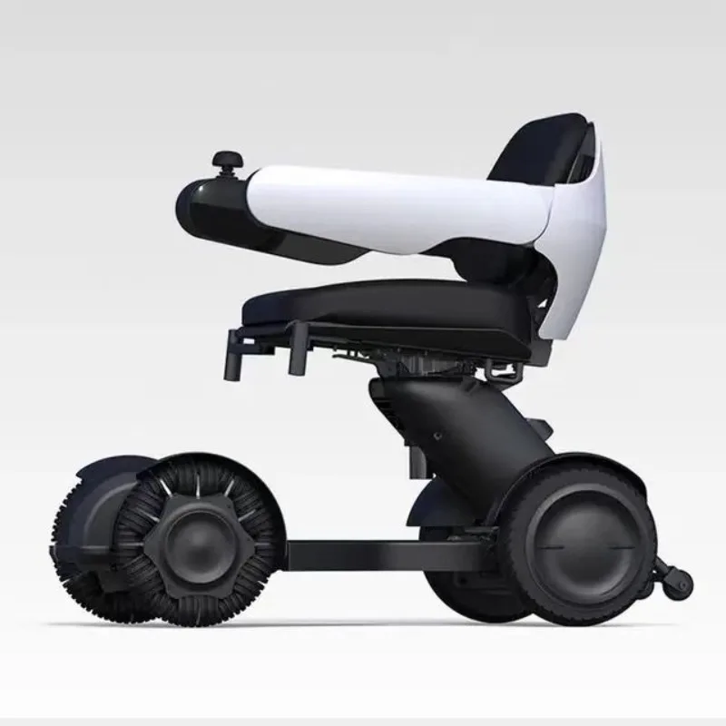 High-end remote control intelligent electric wheelchair, automatic folding electric four-wheel scooter for the elderly