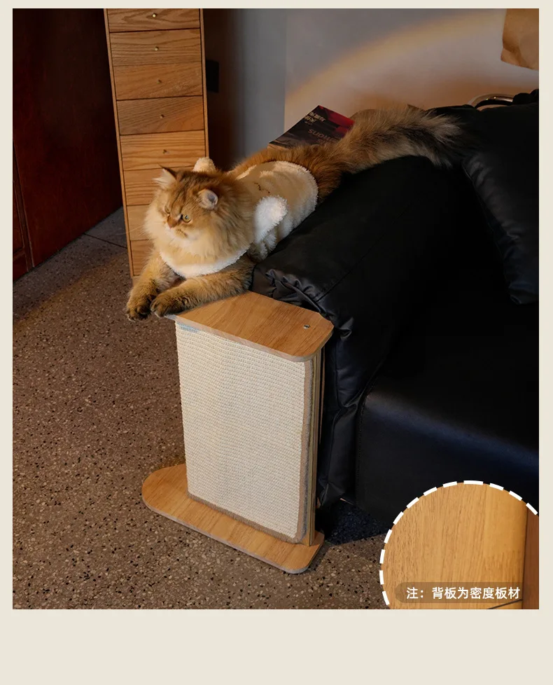 Large Cat Scratching Board Sturdy Durable Anti-scratch Sofa Protector Human Pet Shared Rest Play Pad