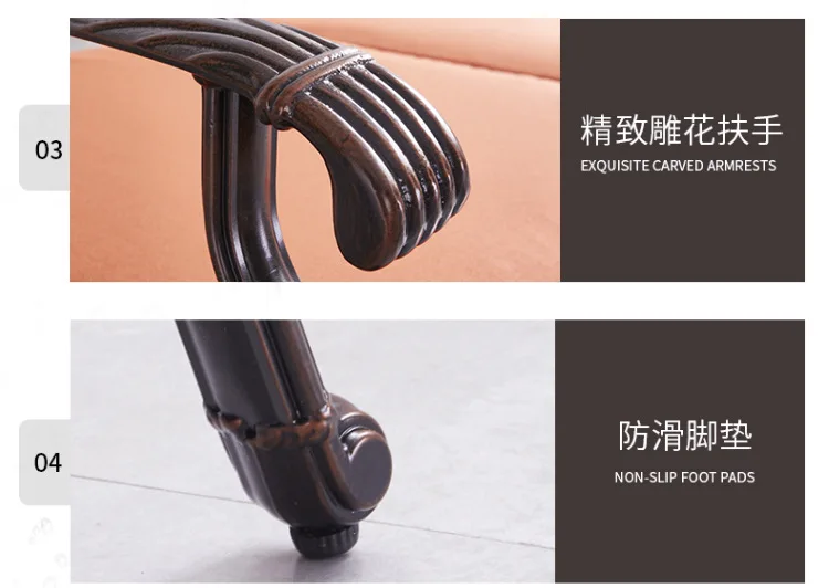 Outdoor cast aluminum villa courtyard garden terrace sun room hotel living room leisure wrought iron sofa combination