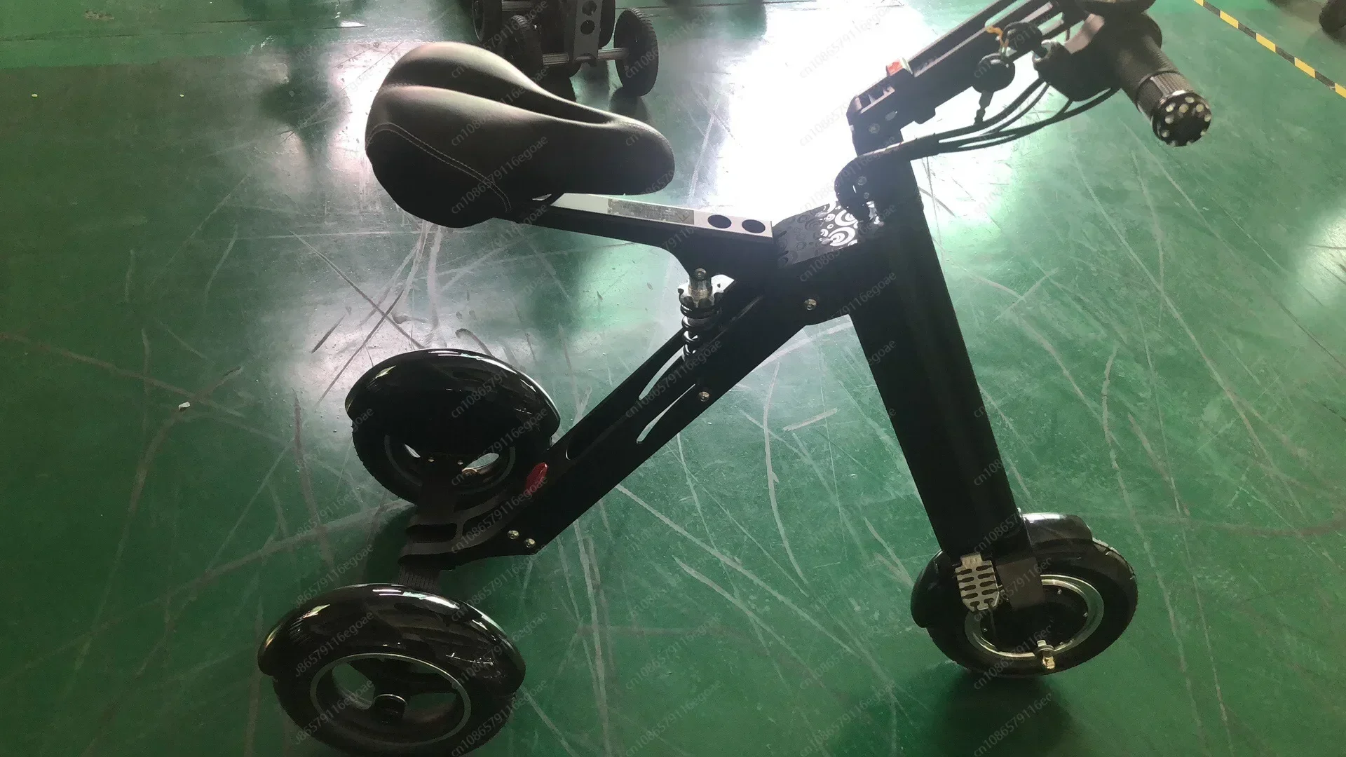 Jmz-portable Cart,Foldable Household Electric Tricycle, Elderly Adult Commuting cart, Small Grocery Shopping CART