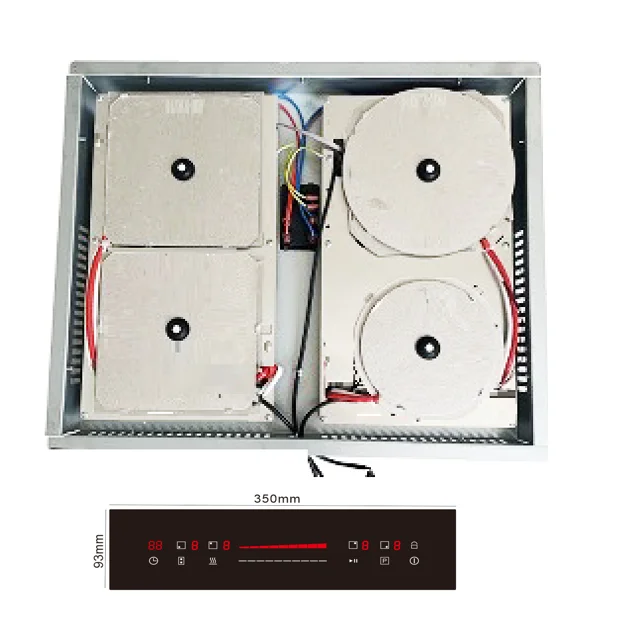 Built in Induction Cooktop Hidden Magnetic Under Granite Ceramic Stove Hob Stovetop Commercial Induction Cooker