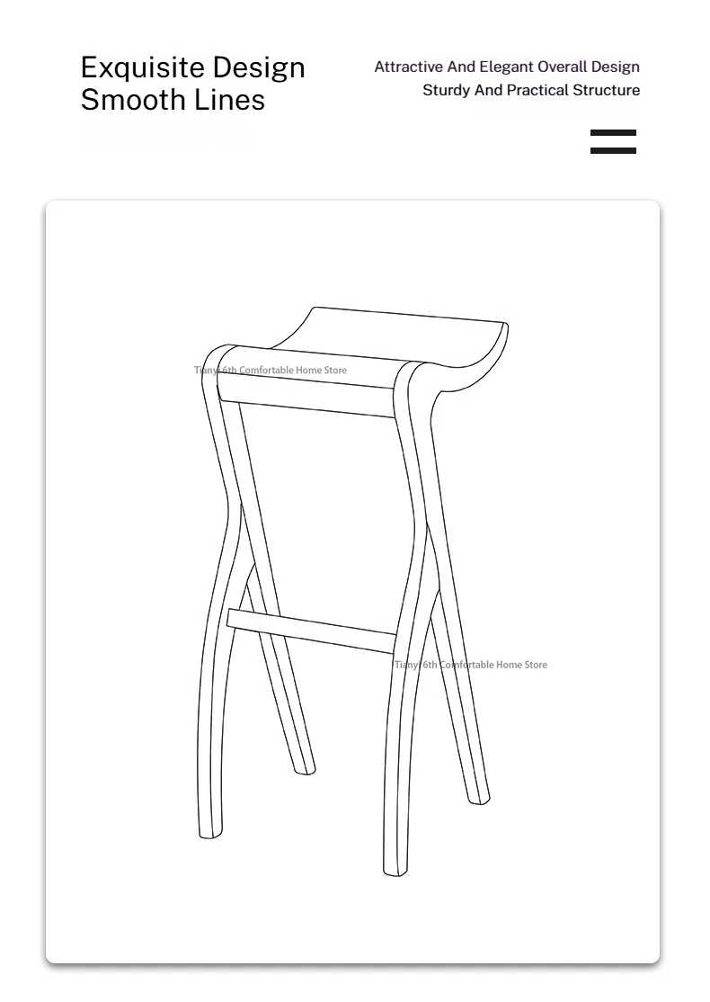 Luxury Wooden Bar Chairs High Stool Vintage Relax Reception Bar Chairs Nordic Minimalist Design Bar Furniture Barkrukken FYBC