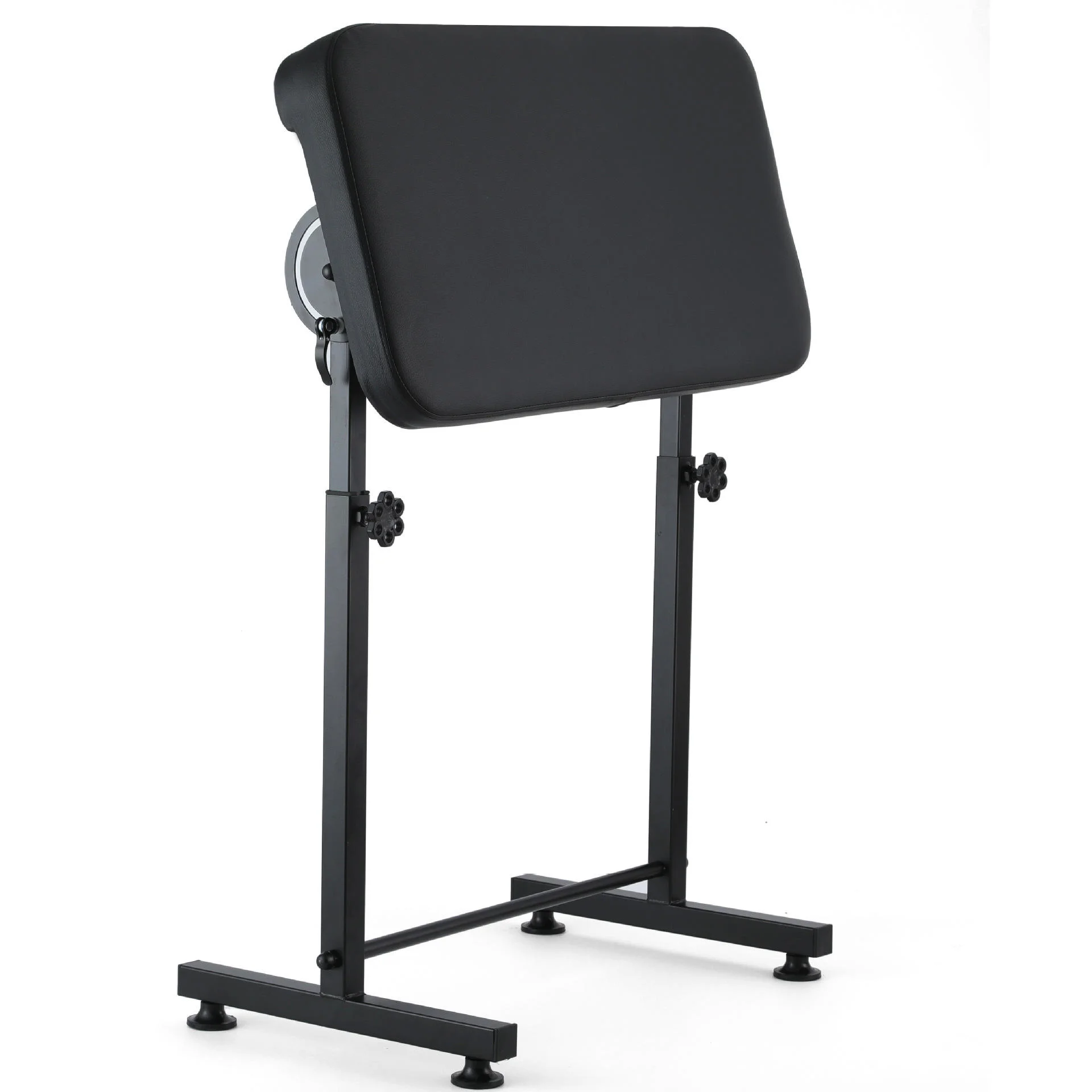 Heated 4 Motor Folding Massage Bed With Height Adjustable Metal Frame Synthetic Leather Upholstery For Spa Salon Therapy