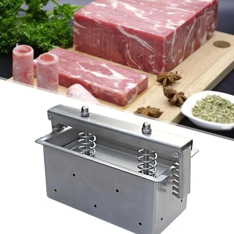 Stainless Steel Meat Pressing Mold, Double Pressure, Spring Ham, Bacon Making, Raw Meat Press Mold, 1.5kg, 2kg, 3kg, 4kg
