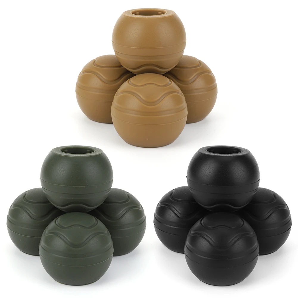 4Pcs Camping Chair Leg Cap Anti Slip Stabilizing Rubber Ball Feet Shock Absorption Chair Leg Protectors for Helinox Chair