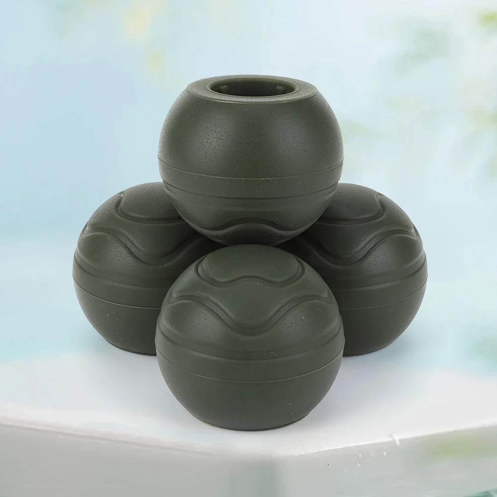 4Pcs Camping Chair Leg Cap Anti Slip Stabilizing Rubber Ball Feet Shock Absorption Chair Leg Protectors for Helinox Chair
