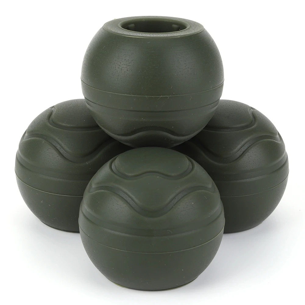4Pcs Camping Chair Leg Cap Anti Slip Stabilizing Rubber Ball Feet Shock Absorption Chair Leg Protectors for Helinox Chair