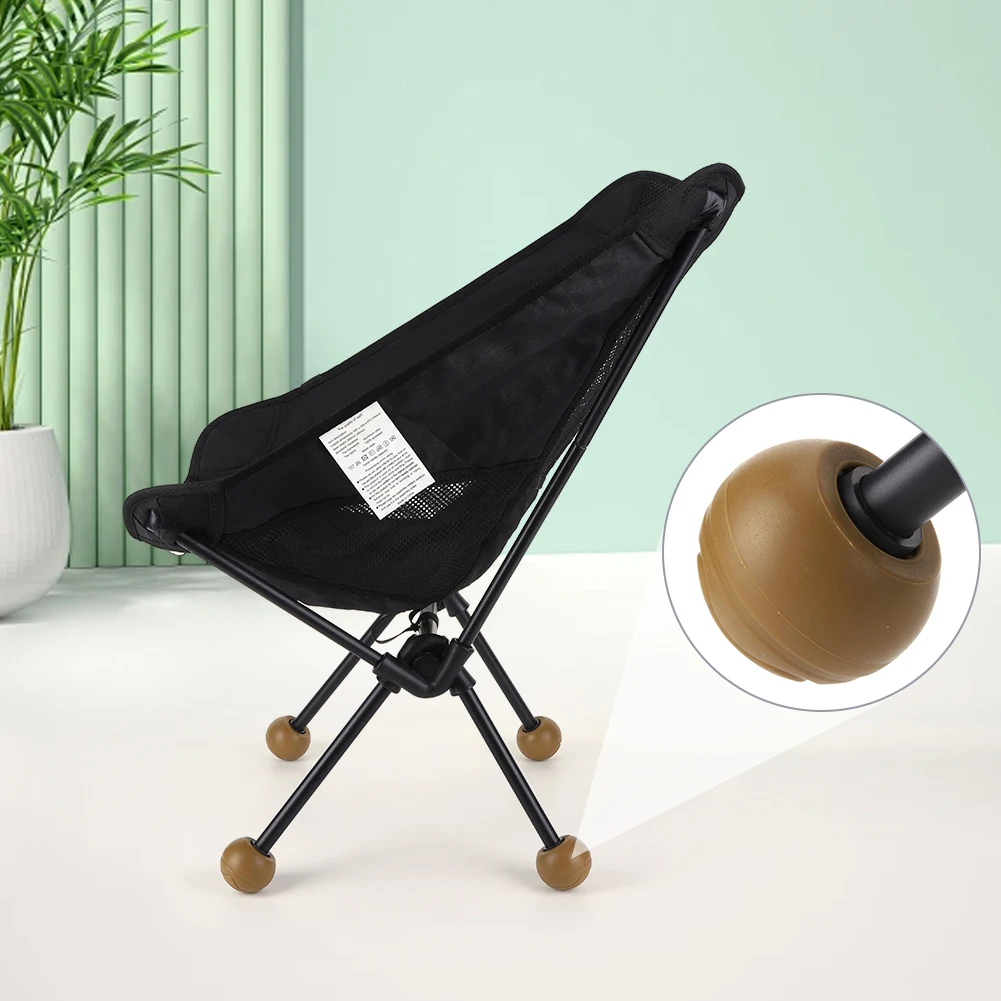 4Pcs Camping Chair Leg Cap Anti Slip Stabilizing Rubber Ball Feet Shock Absorption Chair Leg Protectors for Helinox Chair