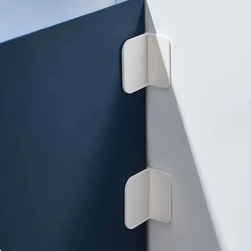 Non Drilling Adhesive Anti Sharp Wall Anchor, Used for Dressing Table, Bookshelf, Mirror Cabinet, TV Bracket, Fixing Bracket