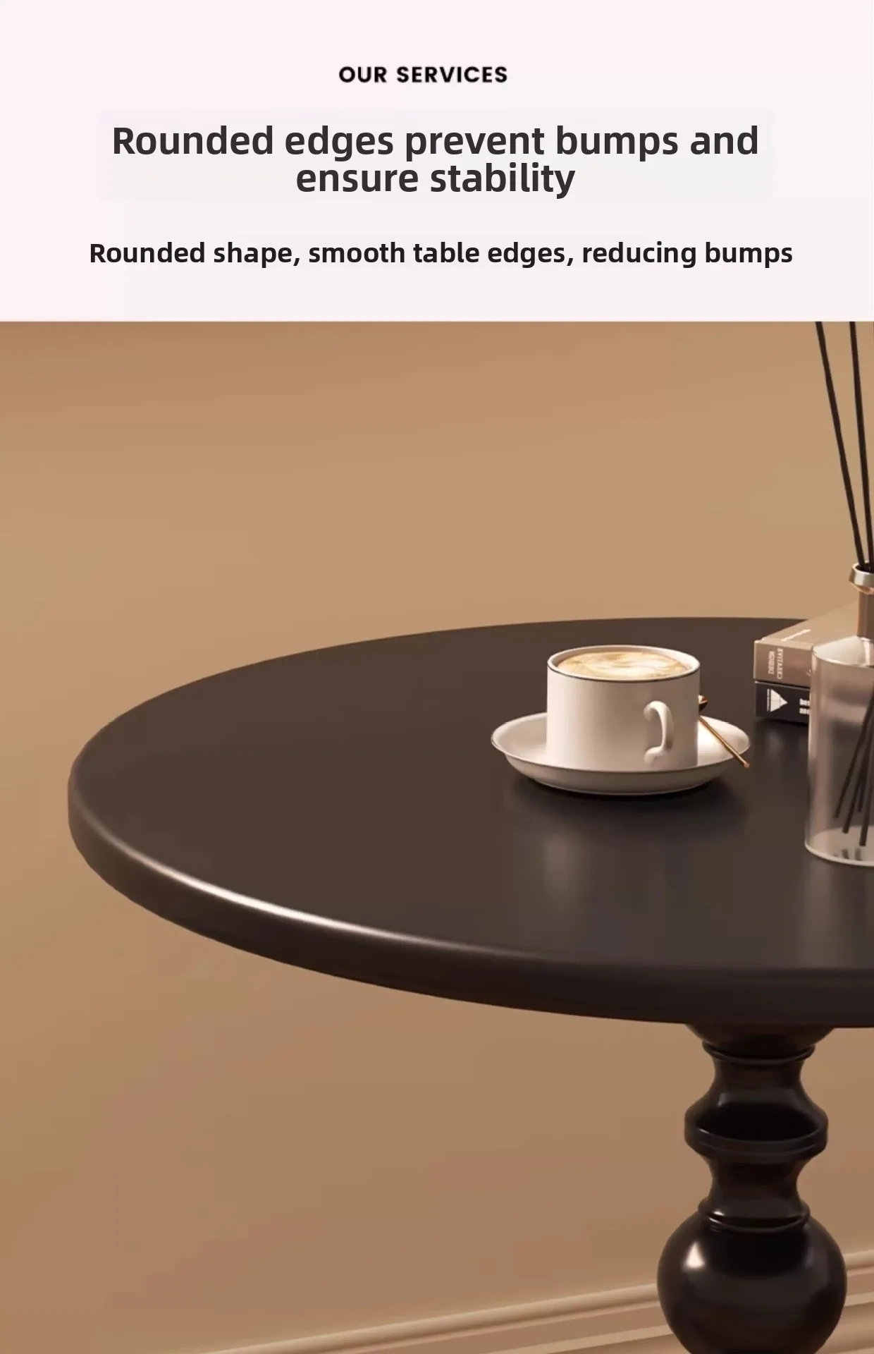 Home Furniture Sofa Round Side Tables Narrow Gap Tea Table Vintage Small Bedside Shelf Office Creative Art Coffee Tables Gifts