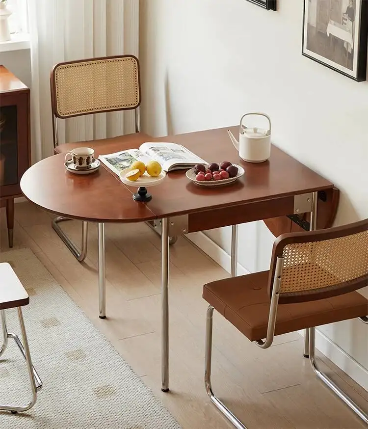 Folding Dining Tables Multifunctional Elegant Dark All-in-one Expansion Dining Tables Nordic Luxury Furniture Home